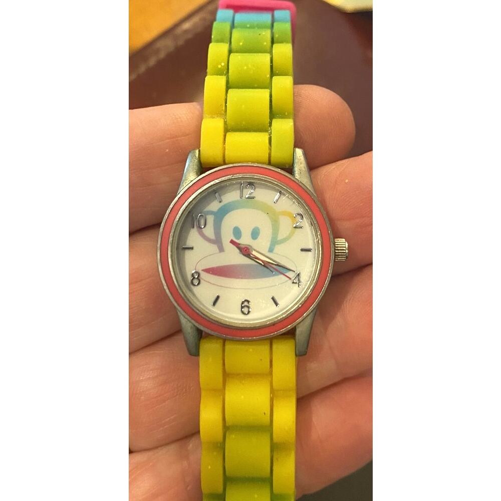 Women's 30mm Silver Tone Paul; Frank Watch, PAUL012, Poly Band